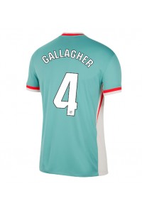 Atletico Madrid Conor Gallagher #4 Jalkapallovaatteet Vieraspaita 2024-25 Lyhythihainen